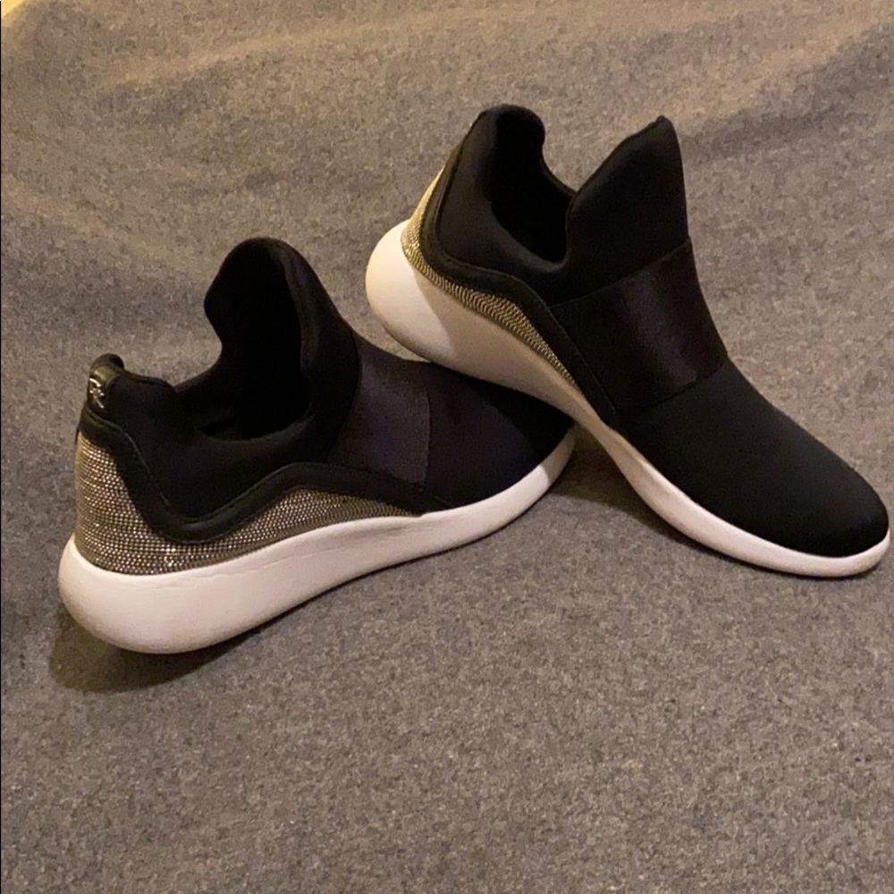 Donna Karan ‘Cory’ slip on sneaker Black metallic